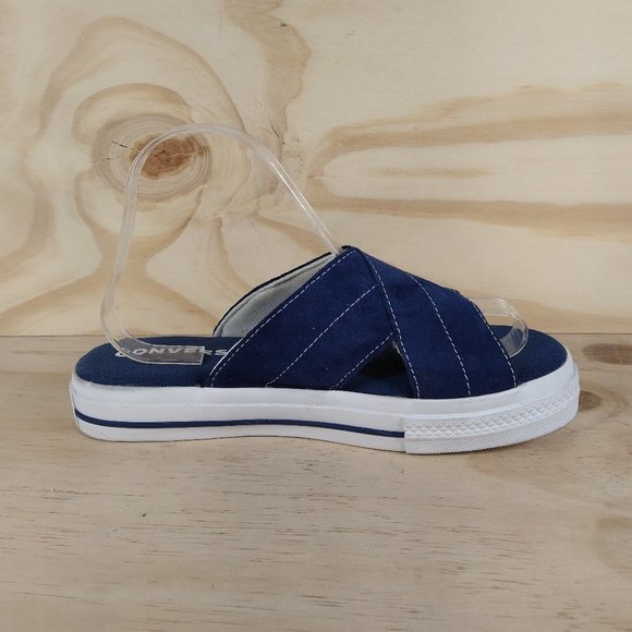 Converse One Star -Slip Navy - Sandals - Blue/Black - Women's - 8.5 - Picture 5 of 9